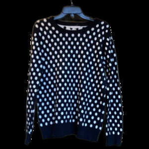 41 Hawthorn knit top polka dot cotton sweater